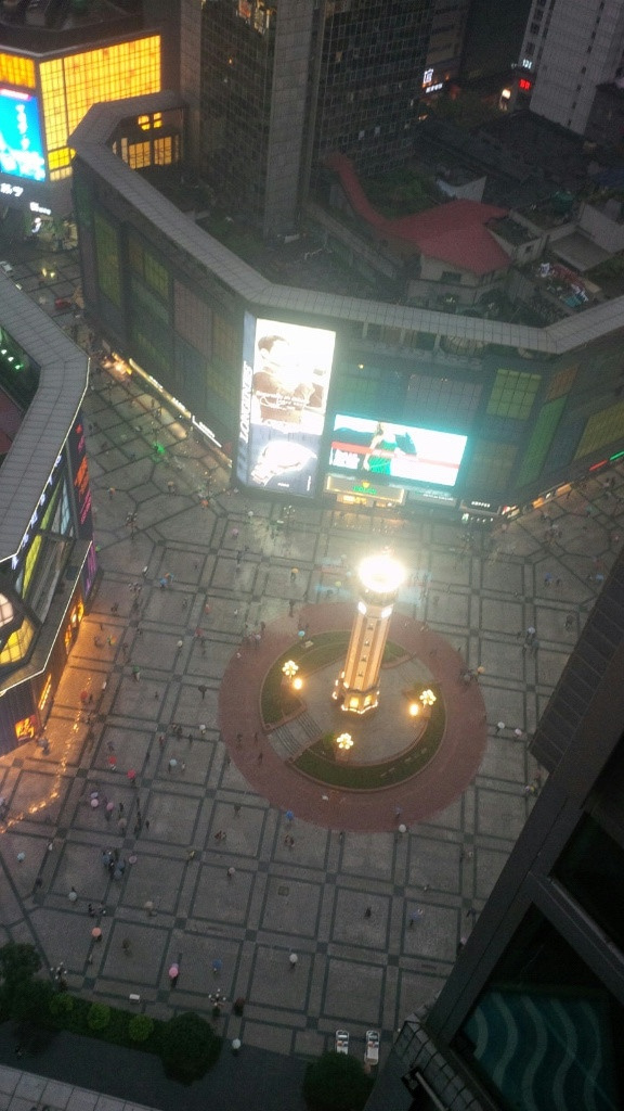 城市广场俯瞰
