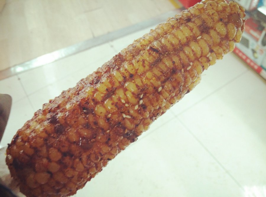 烤玉米