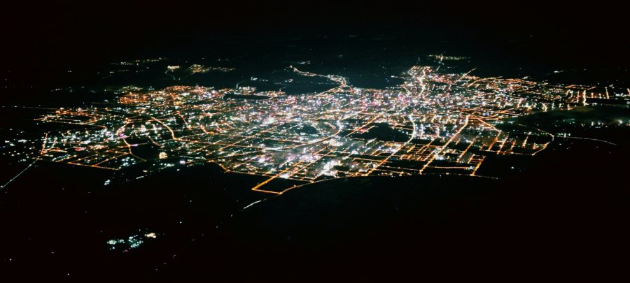 夜景鸟瞰